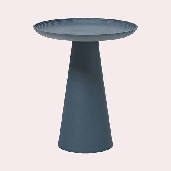 Mesa Auxiliar Redonda Azul Westwing Collection