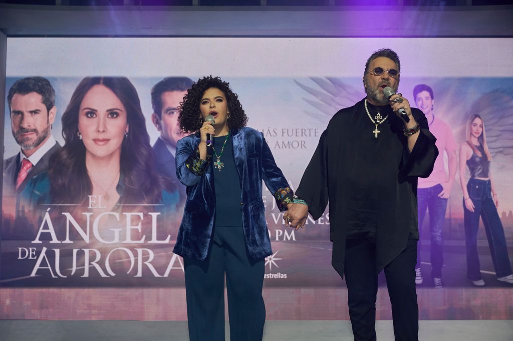 Lucero Mijares y su papá, Mijares