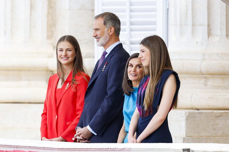 Reyes Felipe y Letizia, princesa Leonor e infanta Sofía 