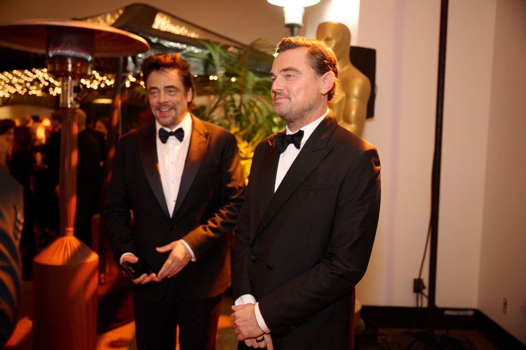 Benicio del Toro y Leonardo DiCaprio en la 16ª edición de los Premios Governors.