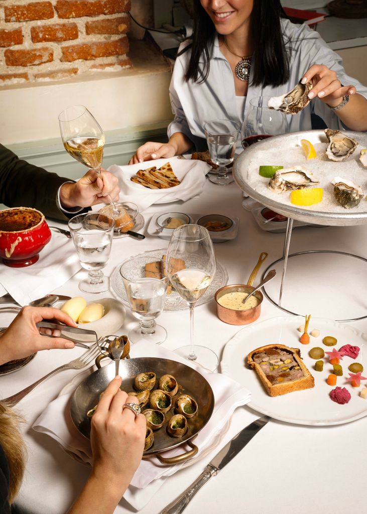 Caracoles en Le Bistroman