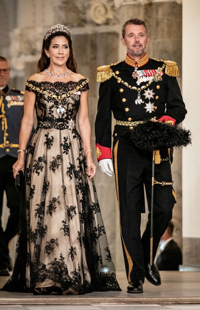 Los reyes Federico y Mary de Dinamarca