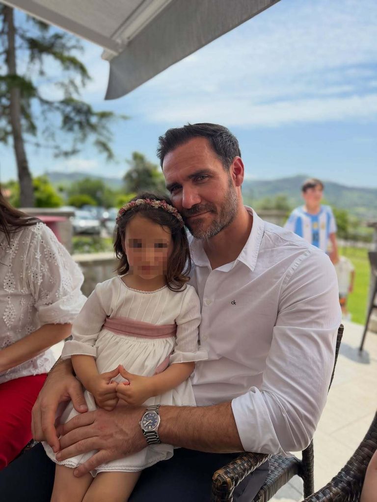 La pequeña del piragüista es de lo más simpática