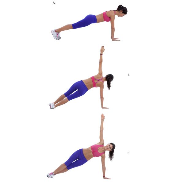 15 variantes de la plancha para un abdomen perfecto