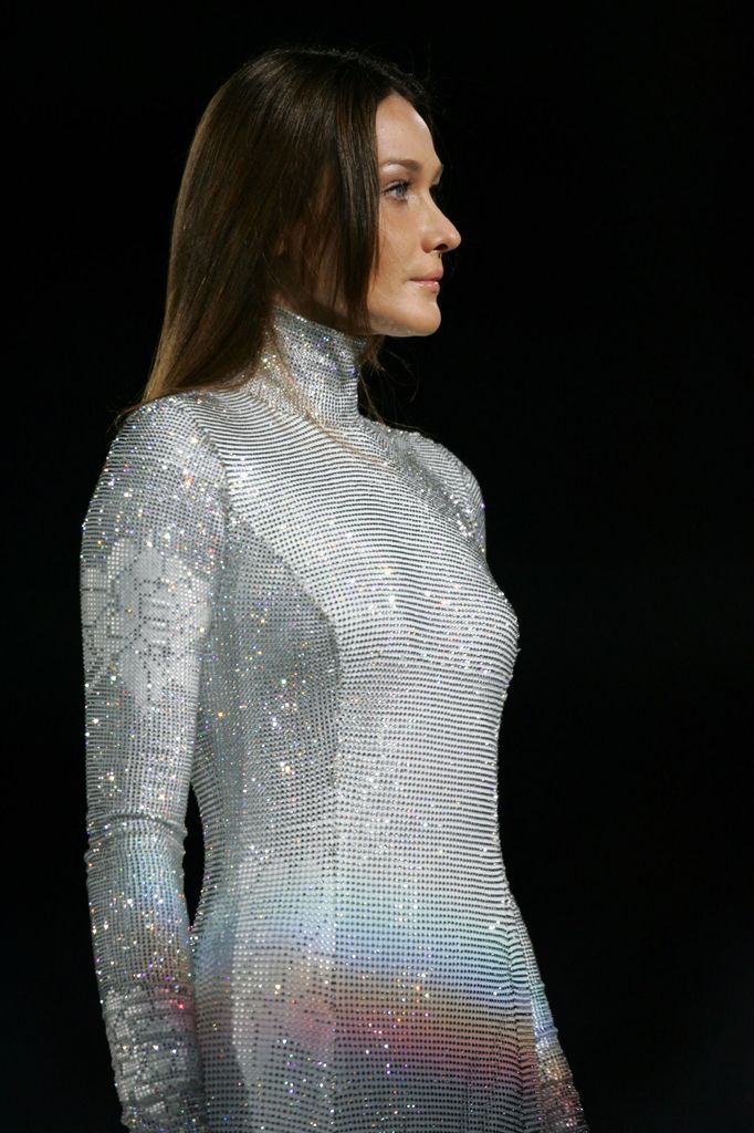 Carla Bruni en la ceremonia de inauguración de los Juegos Olímpicos de Invierno 2006.