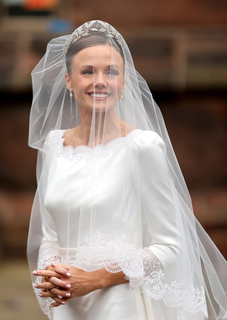Olivia Henson en su boda