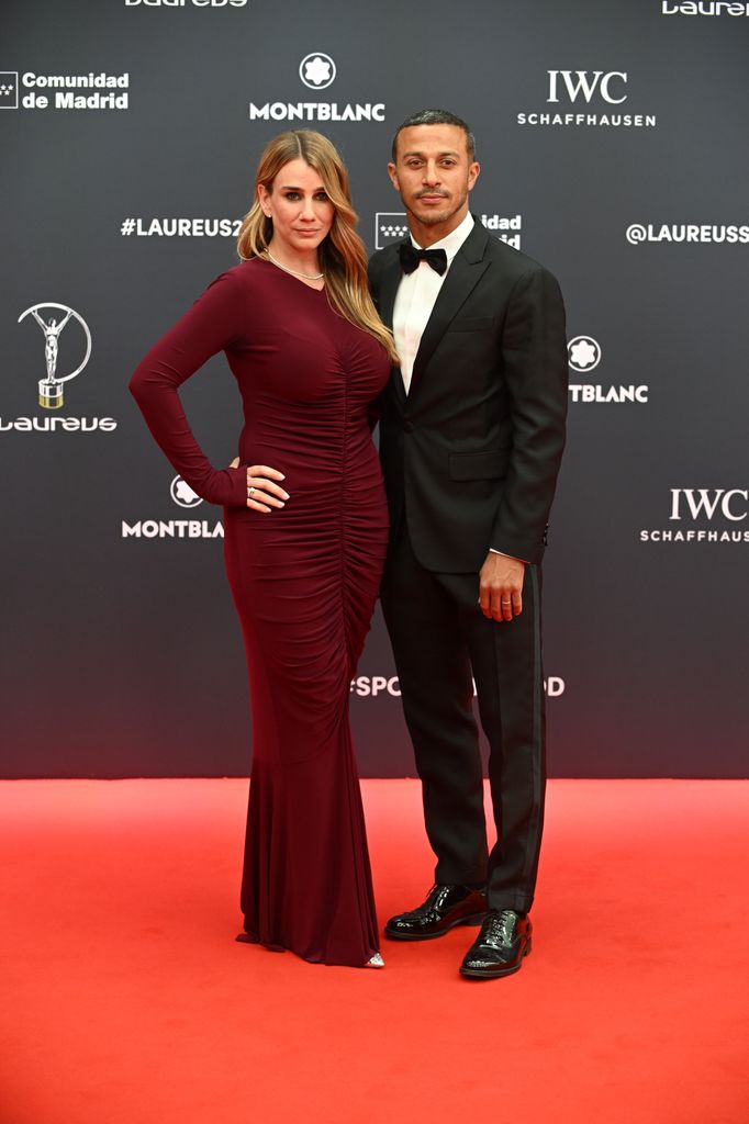 Thiago Alcántara y Júlia Vigas durante la gala de entrega de los Laureus World Sports Awards 2026