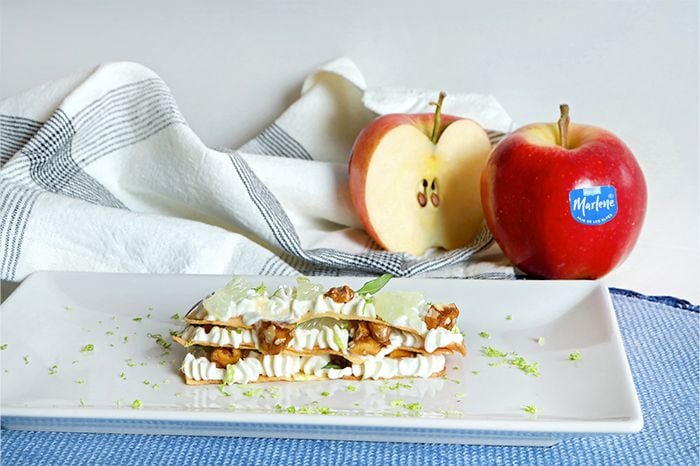 El postre de milhojas de manzana caramelizadas que conquistará a todos