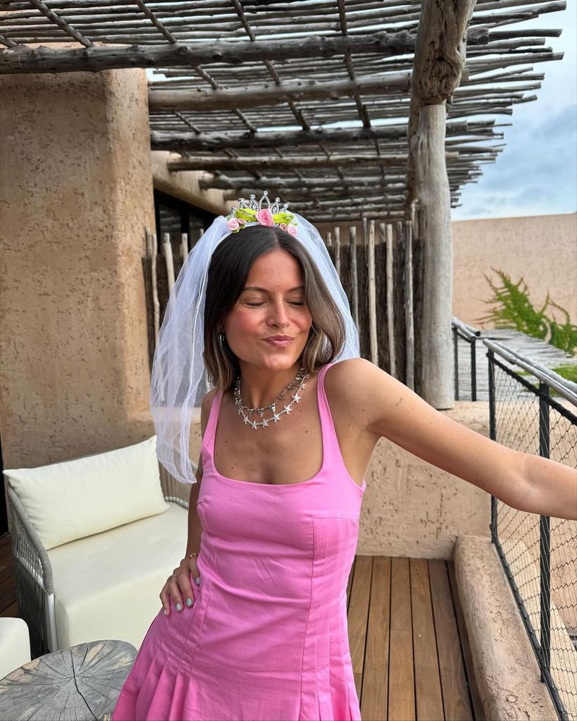 Bea Gimeno en su despedida de soltera