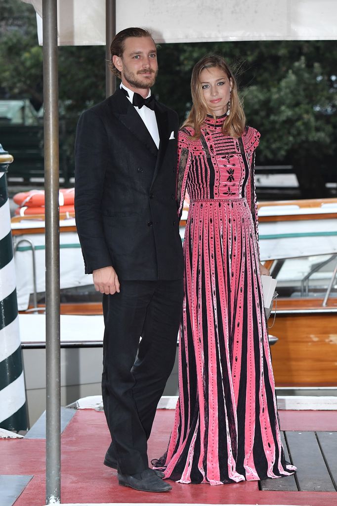 Pierre Casiraghi y Beatrice Borromeo en le Festival de Venecia en 2017
