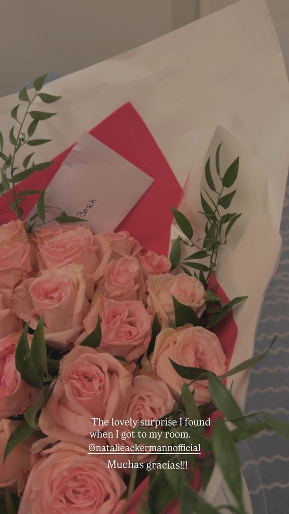 Fátima Bosch agradeció los gestos de bienvenida a su llegada a Cannes.