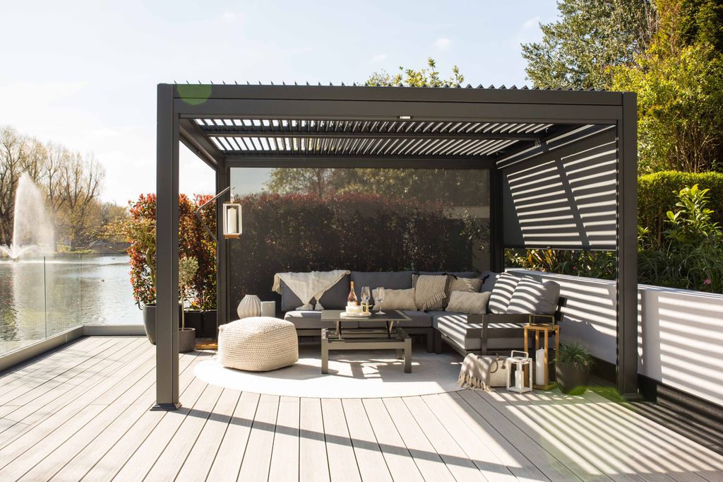 Pérgola de aluminio