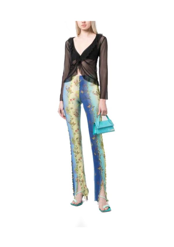 Pantalones con mariposas estampadas de Siedres