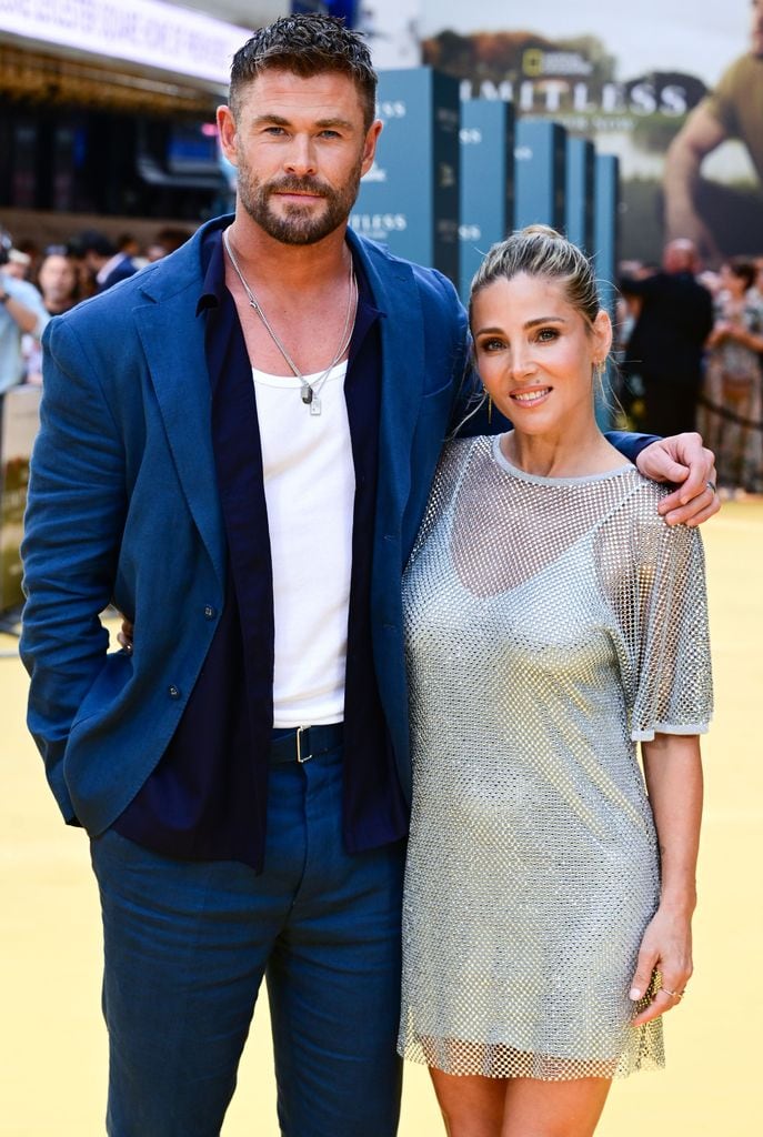 Chris Hemsworth y Elsa Pataky en la premiere en Londres de Limitless: Live Better Now