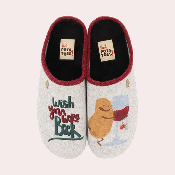 Zapatillas de Casa de Hombre Tipo Babucha Hot Potatoes
