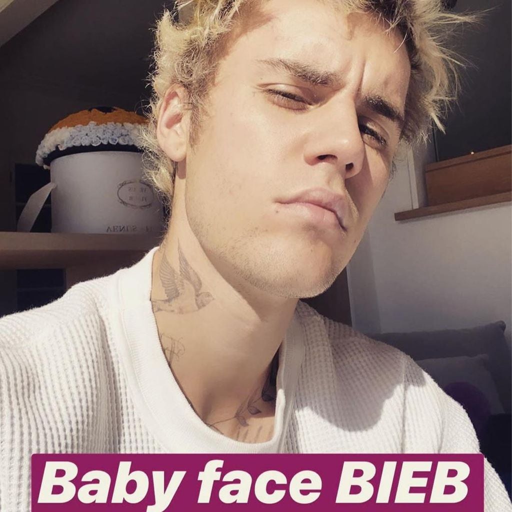 Justin Bieber sin bigote