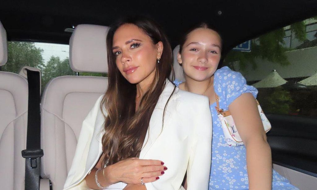 victoria beckham con su hija harper