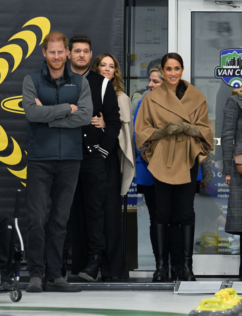 Los duques de Sussex, Harry y Meghan acompañados de Luisana Lopilato y Michael Bublé en los Juegos Invictus 2025