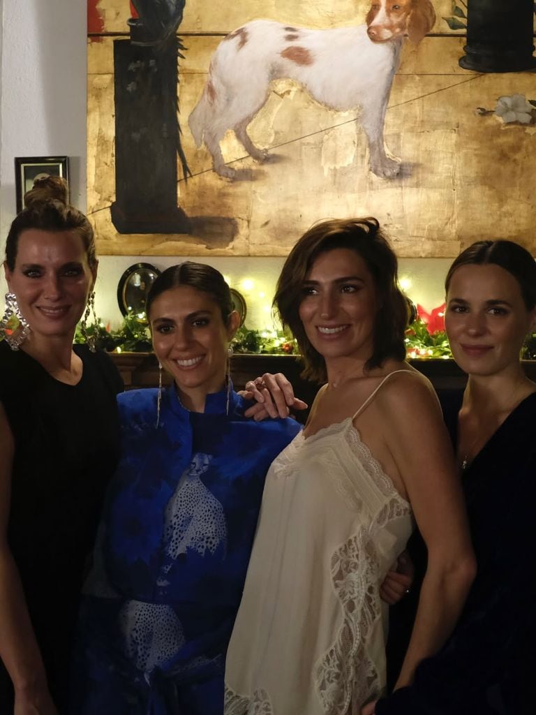 Las hermanas Osborne y Ana Cristina Portillo en Nochebuena.