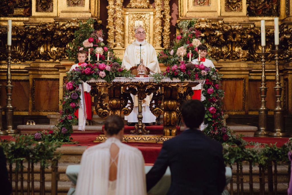 Boda viral ceremonia católica