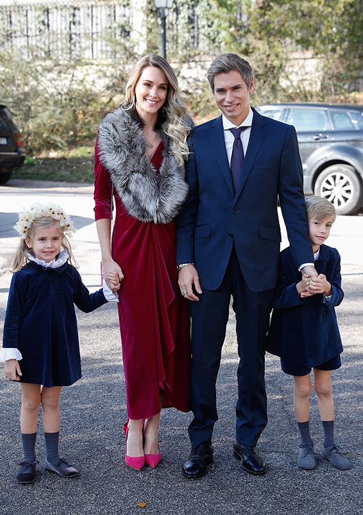 Carlos Baute y su esposa Astrid Klisans