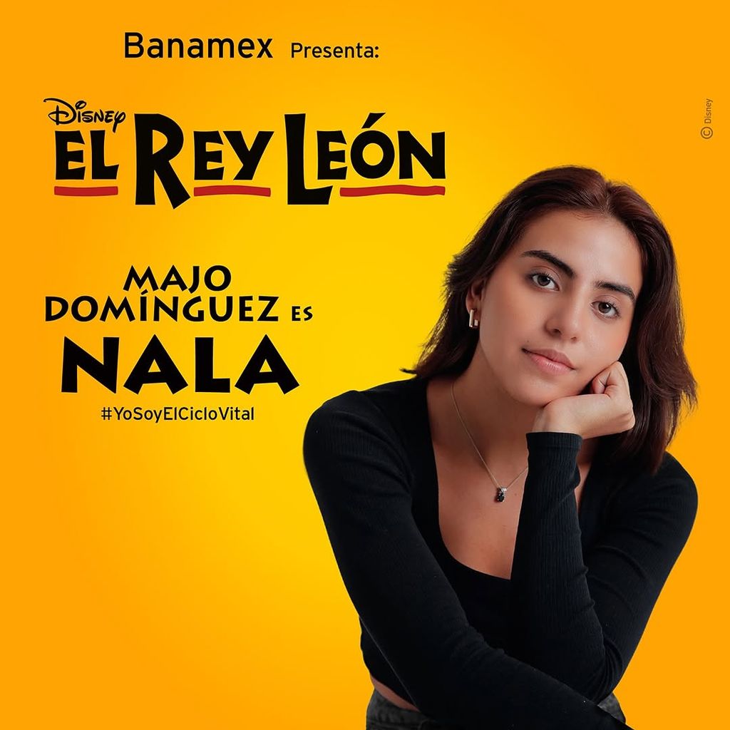 Majo Domínguez como Nala en 'El Rey León'