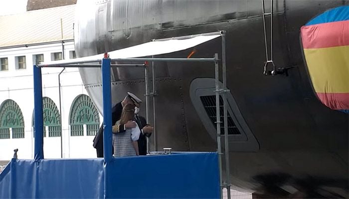 La princesa Leonor, madrina del submarino Isaac Peral 