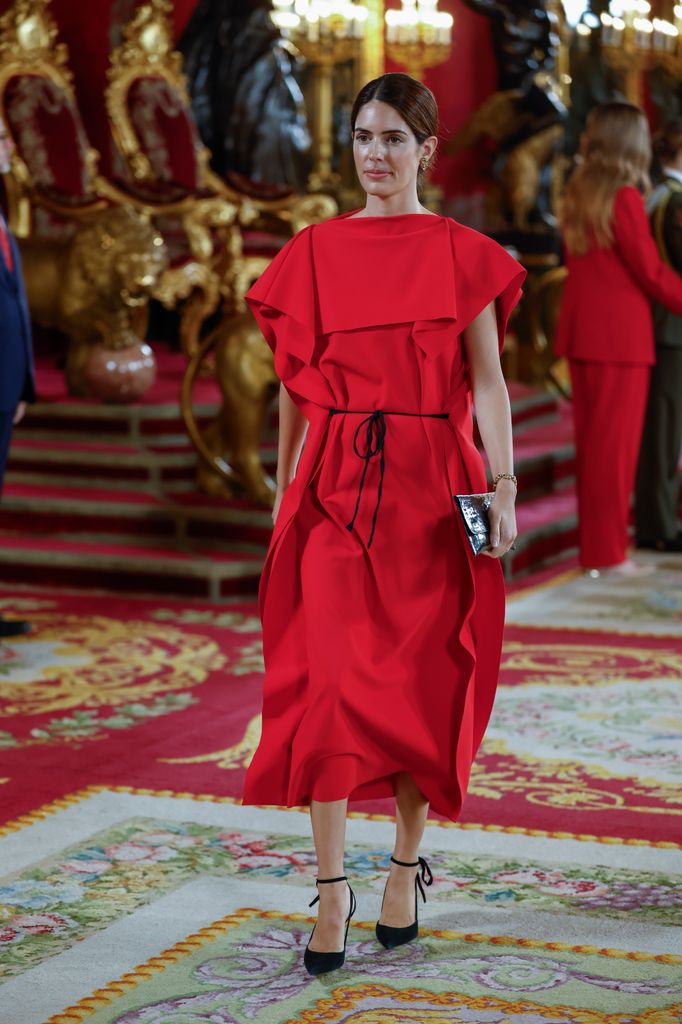 Sofía Palazuelo en la recepción del Palacio Real por el Día de la Hispanidad 2026