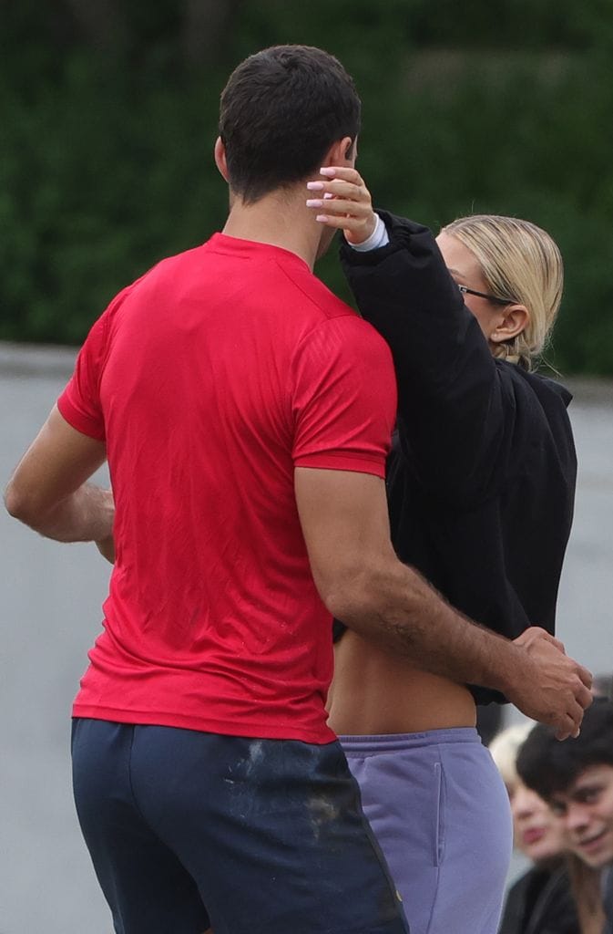 Jessica Goicoechea y su novio Manuel Moreno en Madrid