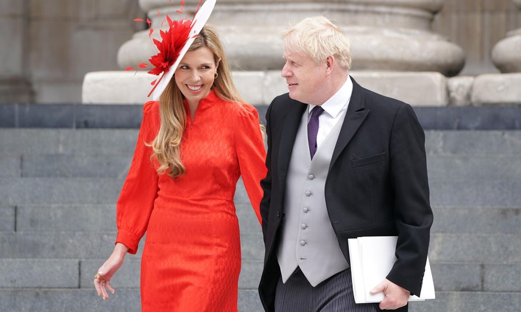boris johnson y su esposa carrie johnson
