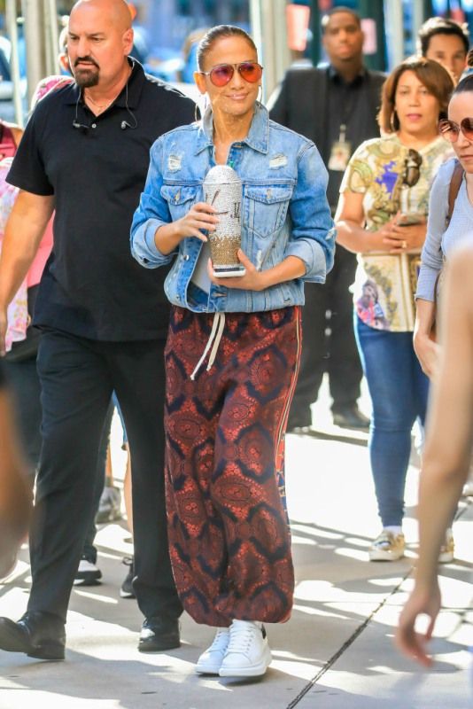 JLo camino al Madison Square Garden