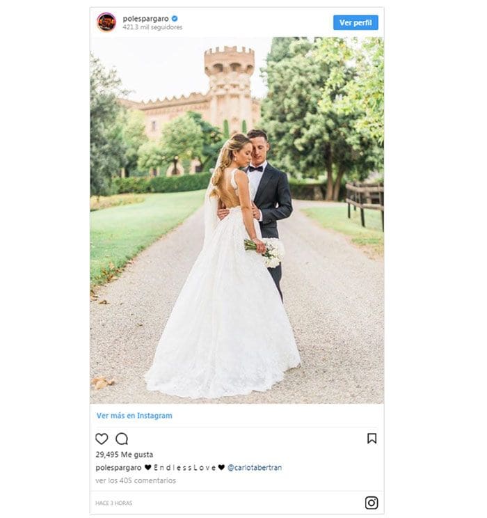 Boda Pol Espargaró y Carlota Bertrán