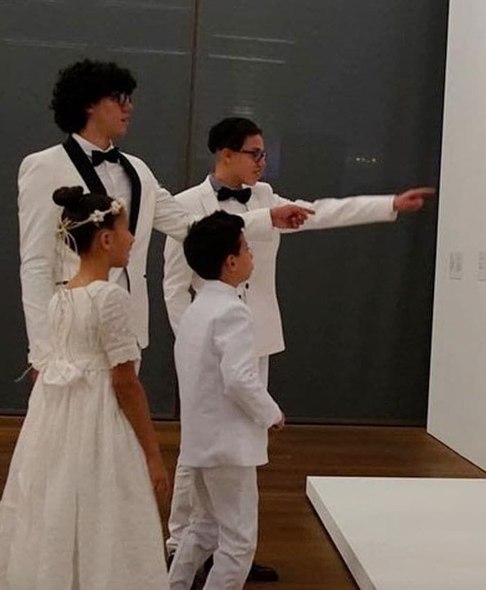 Marc Anthony y sus hijos