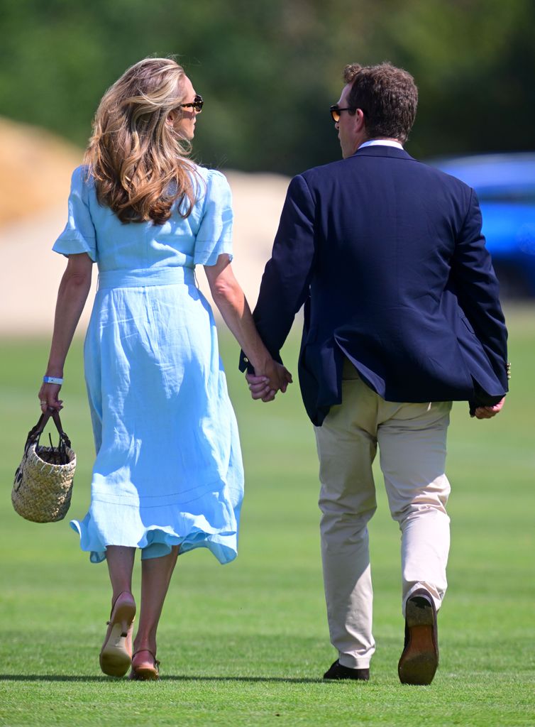 Harriet Sperling y Peter Phillips en la Royal Charity Polo Cup 2026 en Windsor.