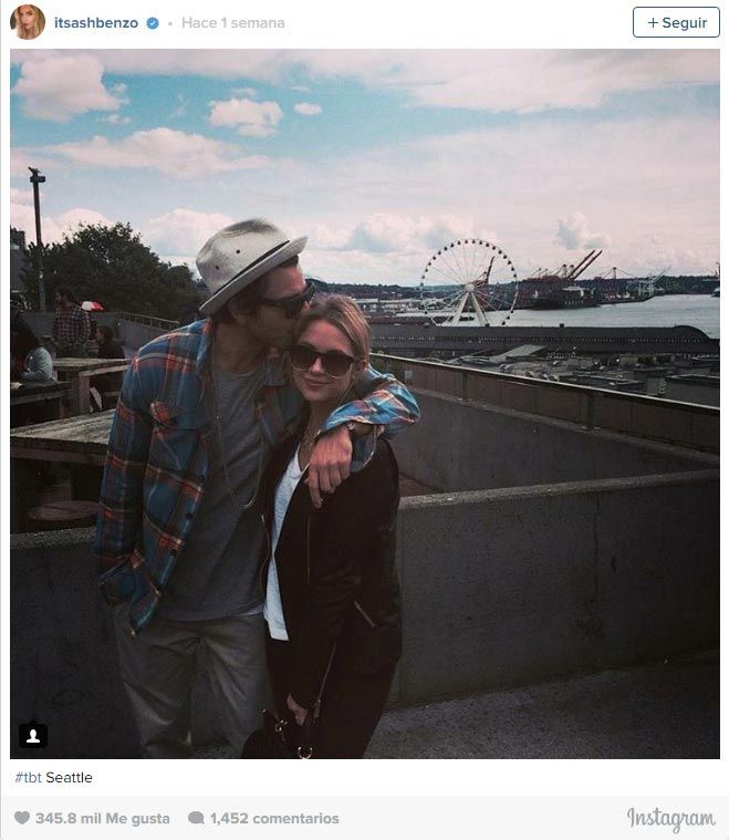 Ashley ha colgado algunas imágenes en sus redes en las que aparece con Ryan Good, con el que mantiene una relación intermitente desde el año 2011
