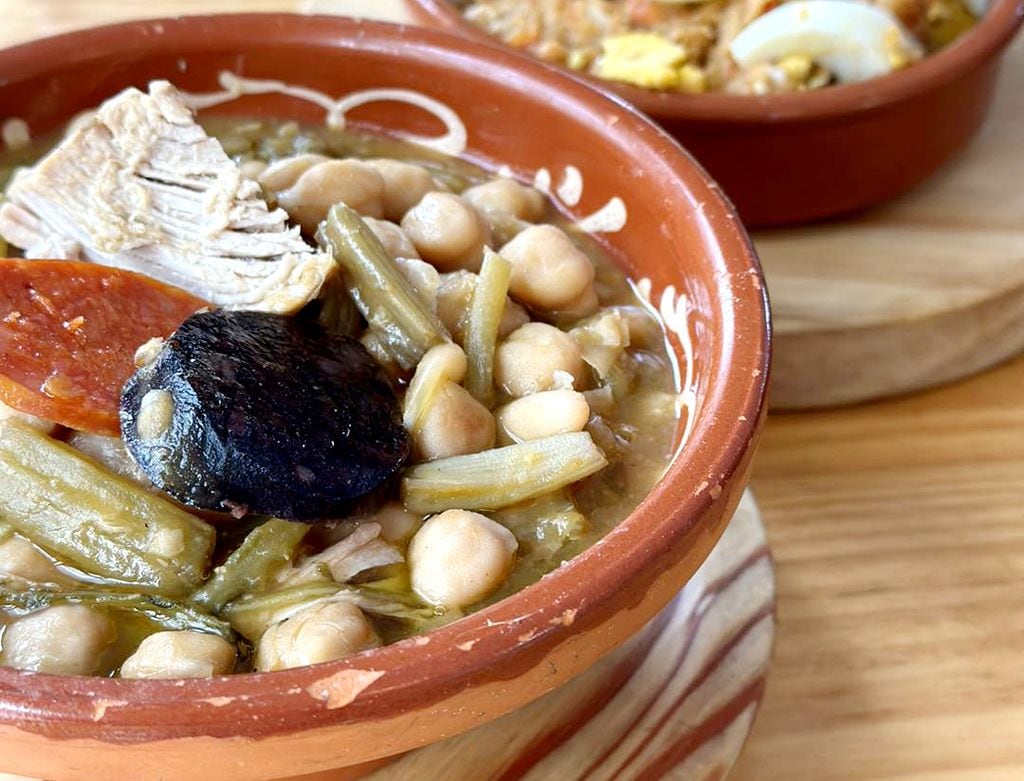 La berza que sirven en La Tasquita de Aladro, en Jerez.