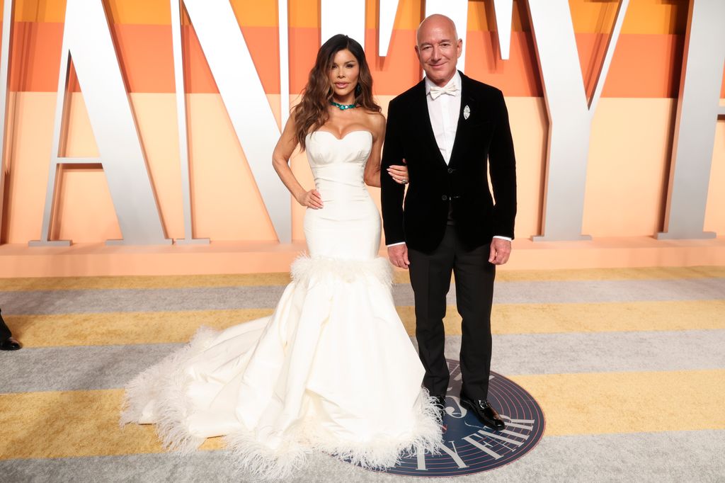 Lauren Sánchez y Jeff Bezos 