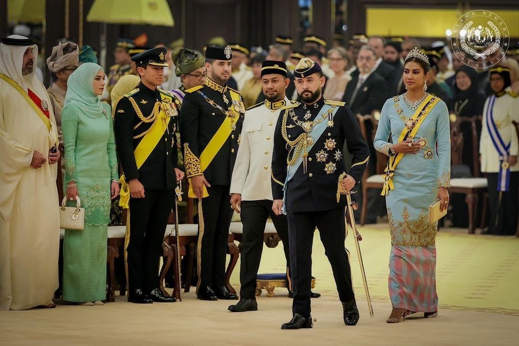 Coronación rey de Malasia
