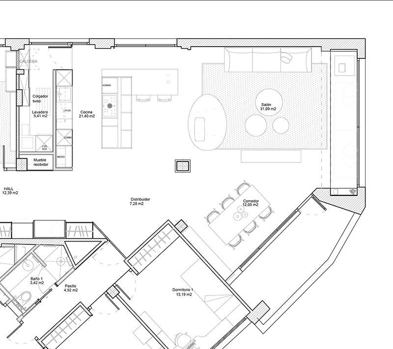 Diferentes formas de distribuir un salón y claves para organizar el espacio