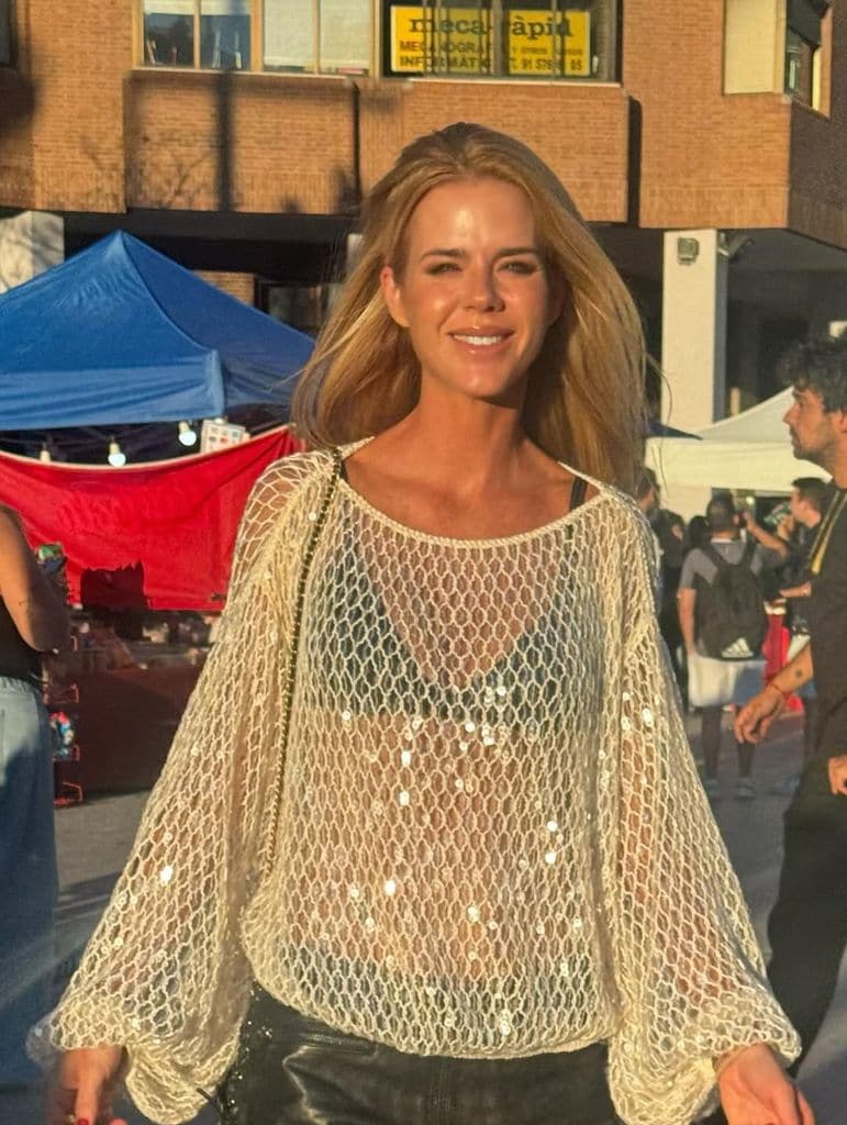 Amelia Bono en el concierto de Manuel Carrasco