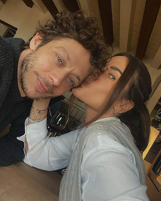 Valentino Rossi y Francesca Sofía Novello