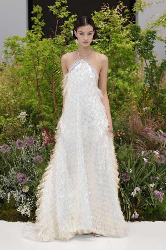 Tendencias novias 2026 flecos brillantes