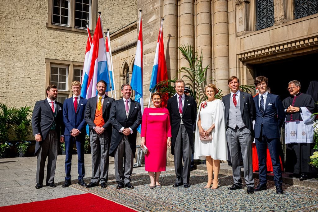 La familia Gran Ducal en el Día Nacional 