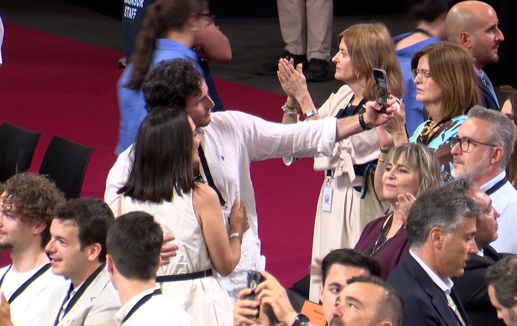 Íñigo hizo varias fotos para recordar este momento histórico
