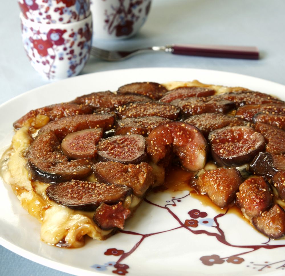 Tarta tatin de brevas. 