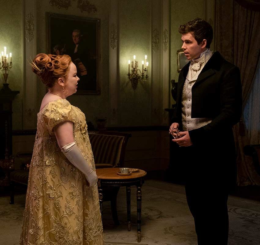 Escenas de la siere de Los Bridgerton de Netflix