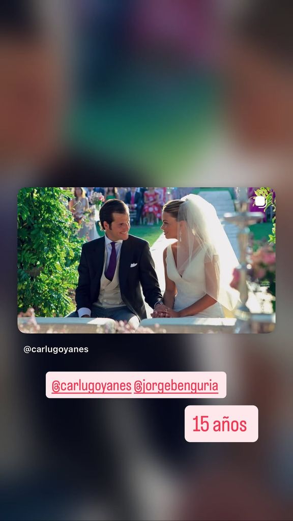 Cari Lapique celebra los 15 años de matrimonio de su hija