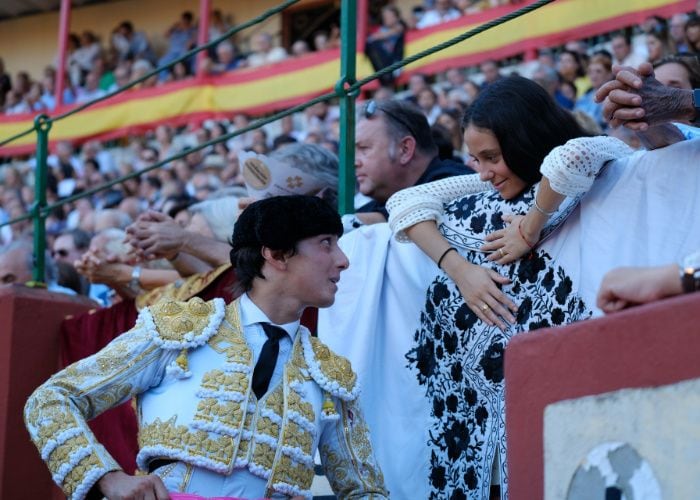 Victoria de Marichalar y Andrés Roca Rey en Valladolid