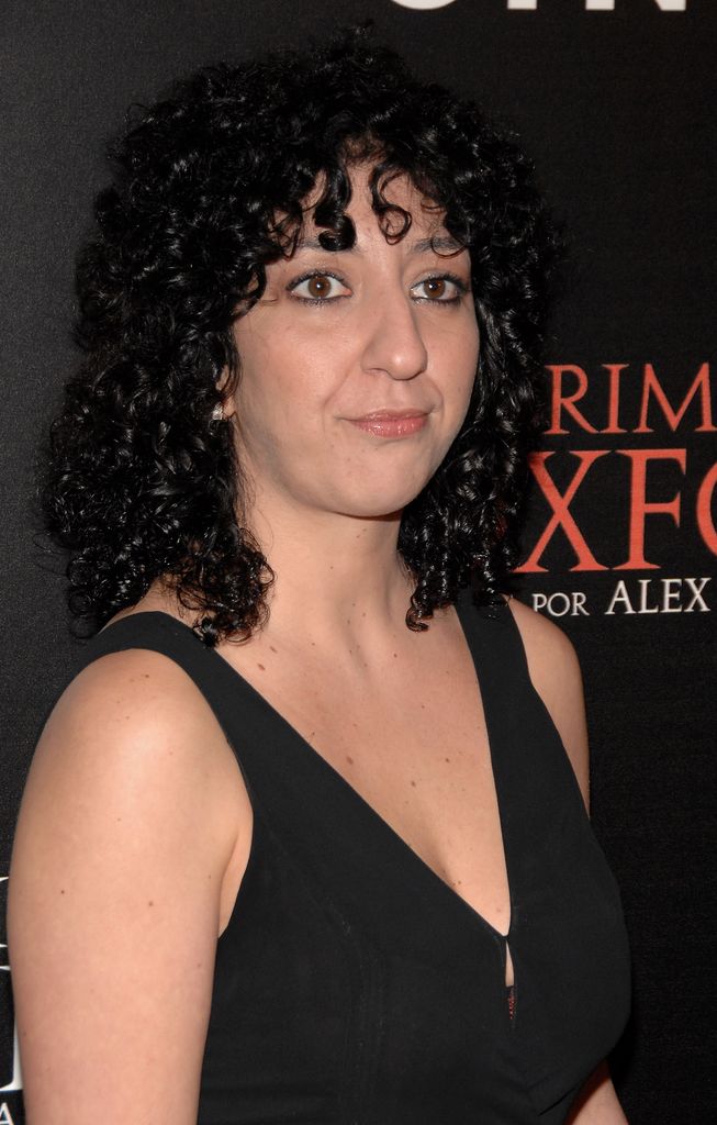 La actriz Monica Cervera en una premiere