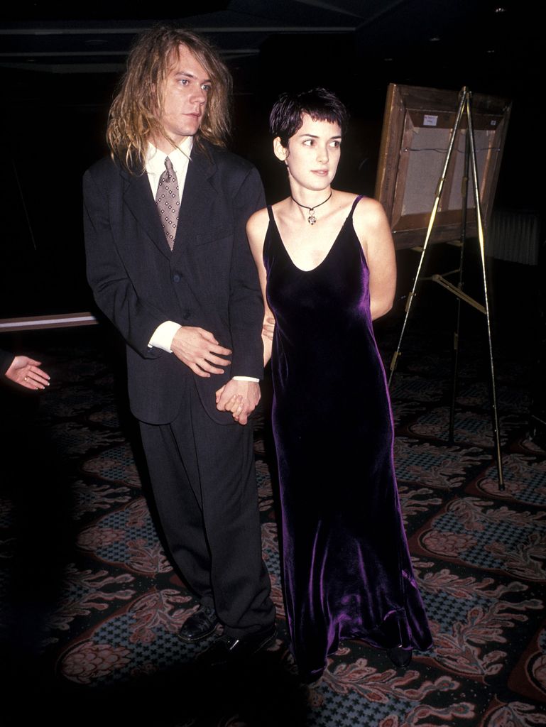 Dave Pirner y Winona Ryder en 1993